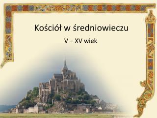 Kościół w średniowieczu