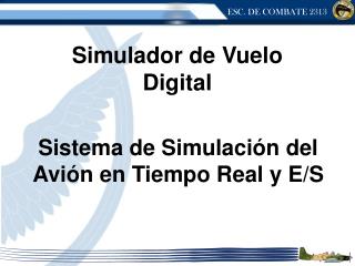 Sistema de Simulación del Avión en Tiempo Real y E/S