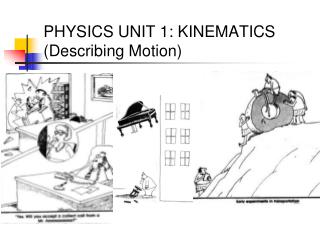 PHYSICS UNIT 1: KINEMATICS (Describing Motion)