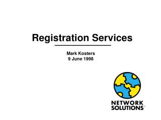 Registration Services