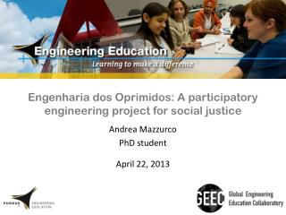 Engenharia dos Oprimidos: A participatory engineering project for social justice