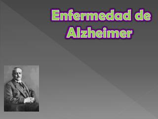 Enfermedad de Alzheimer