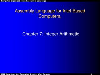 Assembly Language for Intel-Based Computers,