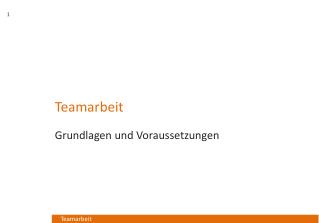 Teamarbeit