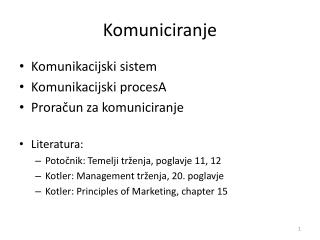 Komuniciranje