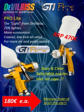 Base &amp; Clear Selectable nozzles and air caps !!