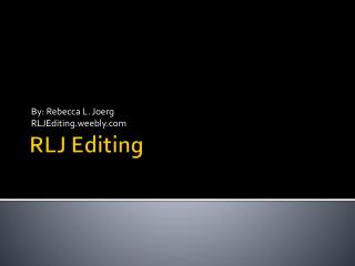 RLJ Editing