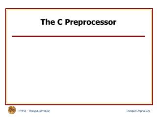 The C Preprocessor