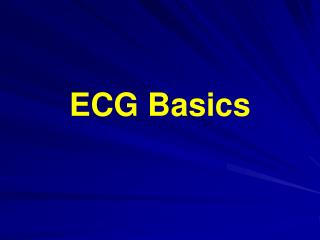 ECG Basics