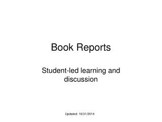 Book Reports