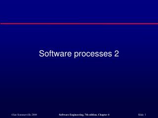 Software processes 2