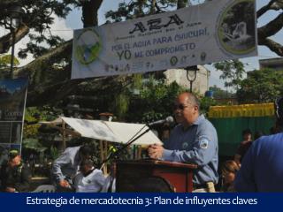 Estrategia de mercadotecnia 3: Plan de influyentes claves