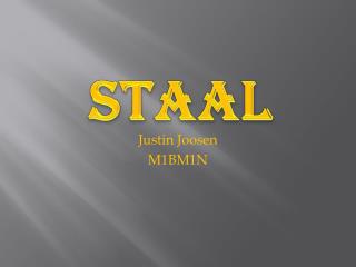 Justin Joosen M1BM1N