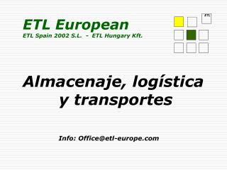 ETL