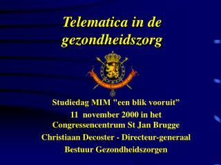 Telematica in de gezondheidszorg