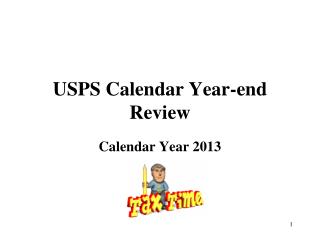 USPS Calendar Year-end Review