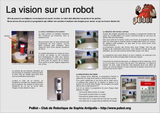 La vision sur un robot