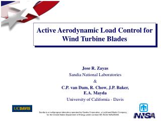 Active Aerodynamic Load Control for Wind Turbine Blades