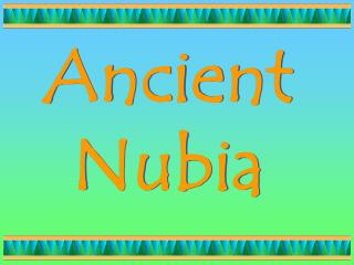 Ancient Nubia