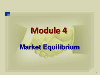 Market Equilibrium