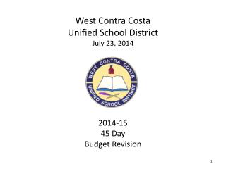 West Contra Costa Unified School District July 23, 2014