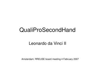 QualiProSecondHand