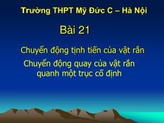 Bài 21