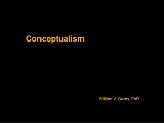 Conceptualism