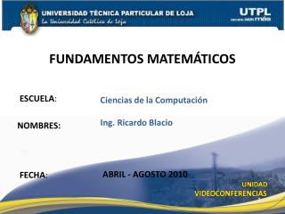 ESCUELA :