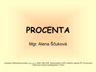PROCENTA
