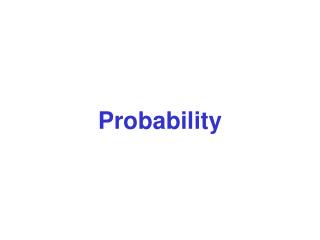 Probability