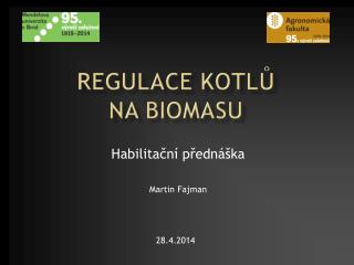 Regulace kotlů na biomasu