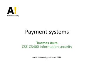 Payment systems