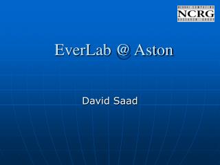 EverLab @ Aston