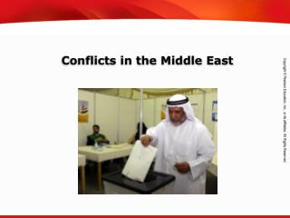 Conflicts in the Middle East