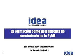 La Formación como herramienta de crecimiento en la PyME