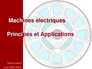 Mach ines électriques