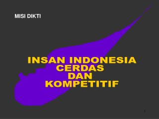 INSAN INDONESIA CERDAS DAN KOMPETITIF