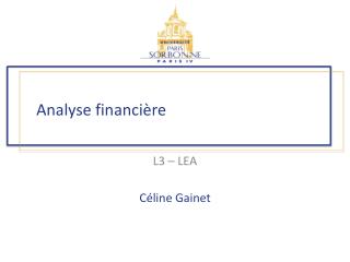 Analyse financière