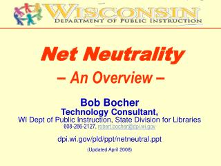 Net Neutrality – An Overview –