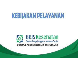 TEKNIS PELAYANAN KESEHATAN PADA FASKES TINGKAT LANJUTAN RSUP Dr. Mohammad Hoesin Palembang