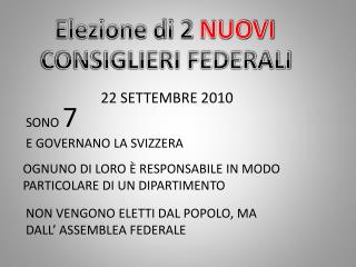 Elezione di 2 NUOVI