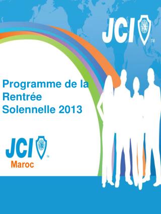 Programme de la Rentrée Solennelle 2013