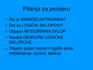 Pitanja za provjeru