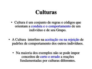 Culturas