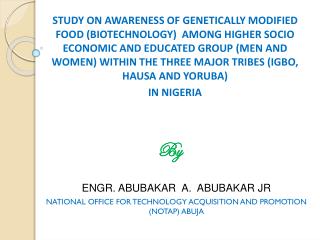 ENGR. ABUBAKAR A. ABUBAKAR JR