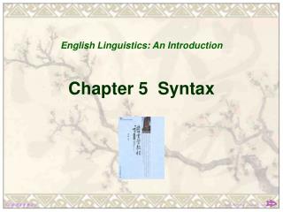 Chapter 5 Syntax