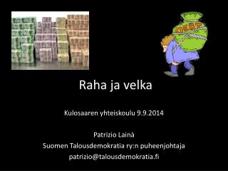 Raha ja velka