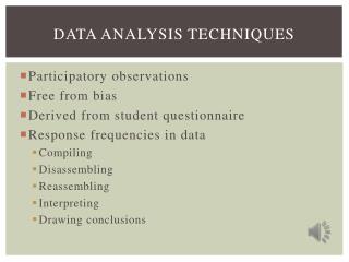 Data Analysis Techniques