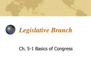 Legislative Branch